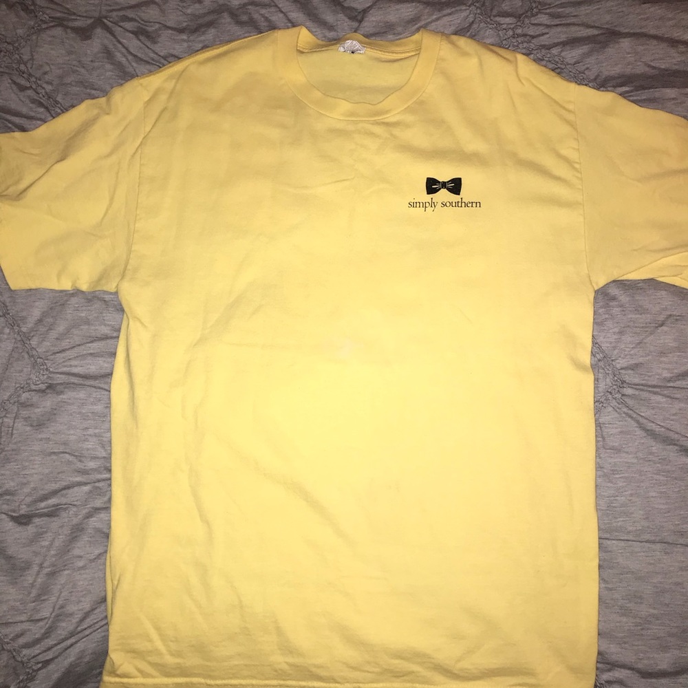 Yellow Simply Southern Tee